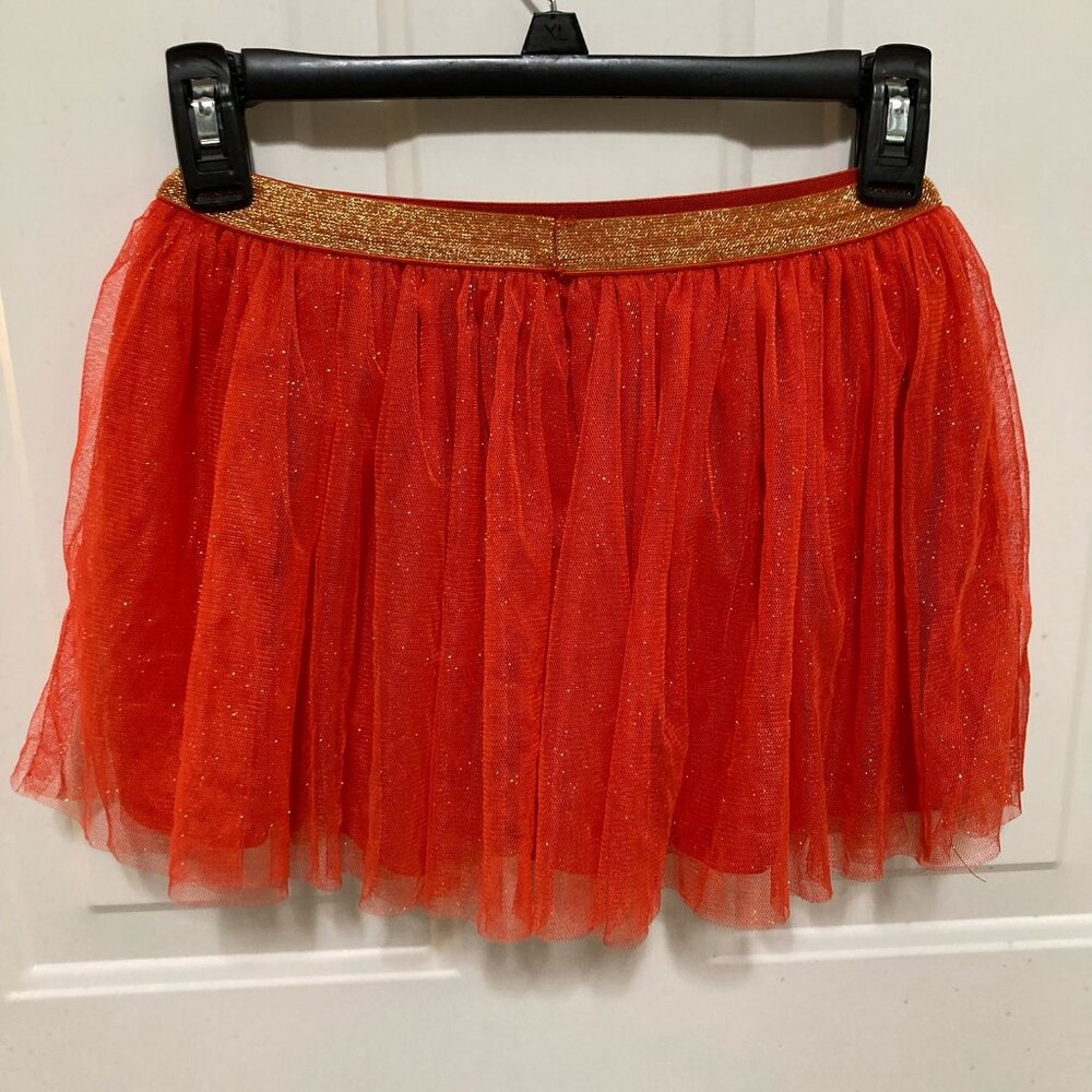 Last Chance! 🔥 DC Super Hero Girl Red Gold Skirt built in Shorts MUST BE BUNDLED - Picture 2 of 8